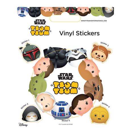 Disney Tsum Tsum Star Wars Vinyl Sticker Sheet £0.79